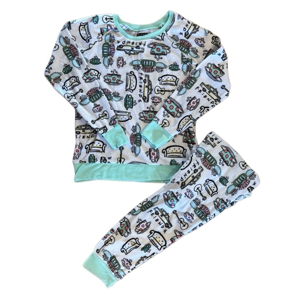 Friends Pajamas Two Piece Kids Large